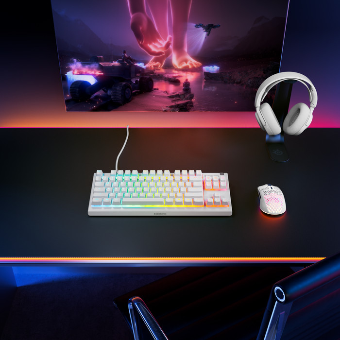 SteelSeries Apex 3 TKL Gaming Toetsenbord Qwerty Wit visual Coolblue 1