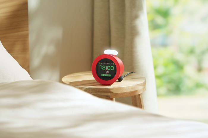 Nintendo Sound Clock Alarmo product in use