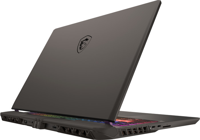 MSI Vector 16 HX AI A2XWHG-202BE Azerty achterkant
