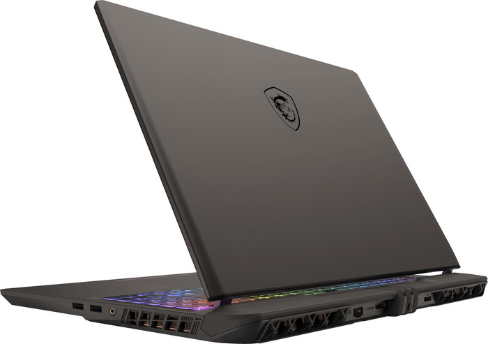 MSI Vector 16 HX AI A2XWHG-202BE Azerty achterkant