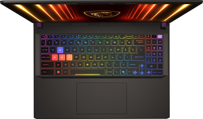 MSI Vector 16 HX AI A2XWHG-201NL bovenkant