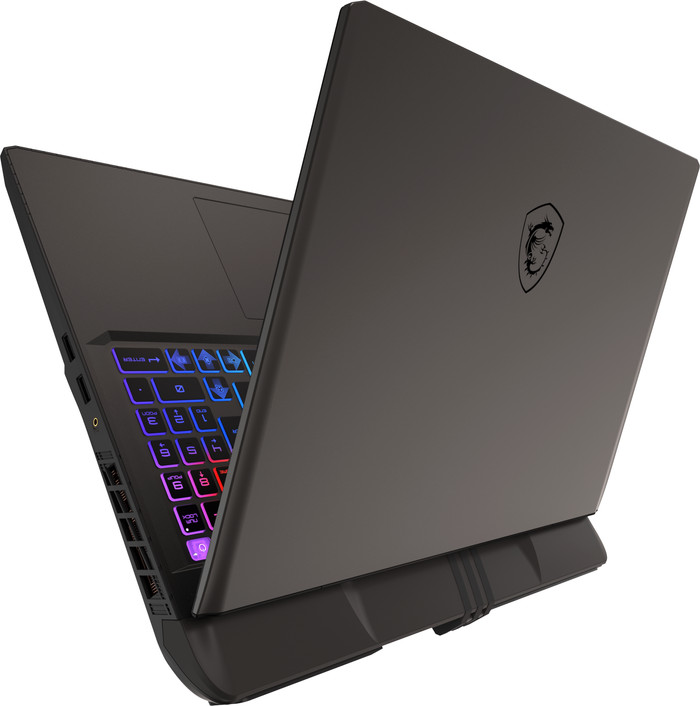 MSI Vector 16 HX AI A2XWHG-202BE Azerty achterkant