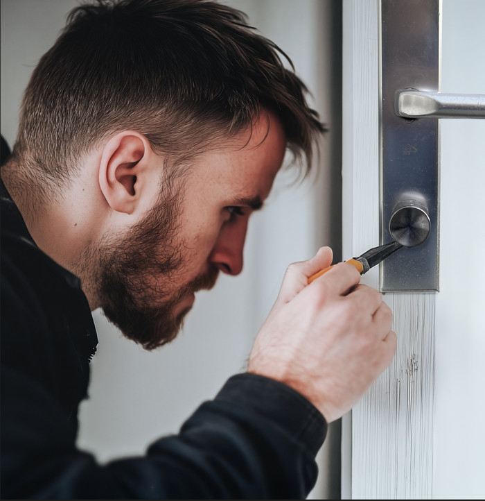 Bold Elite Smart Lock SX33 Koper product in gebruik