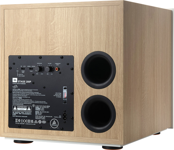 JBL Stage 200P Wit achterkant