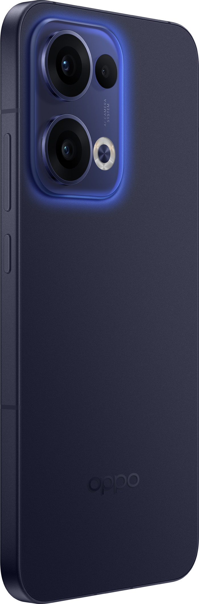 OPPO Reno13 256GB Blauw 5G linkerkant