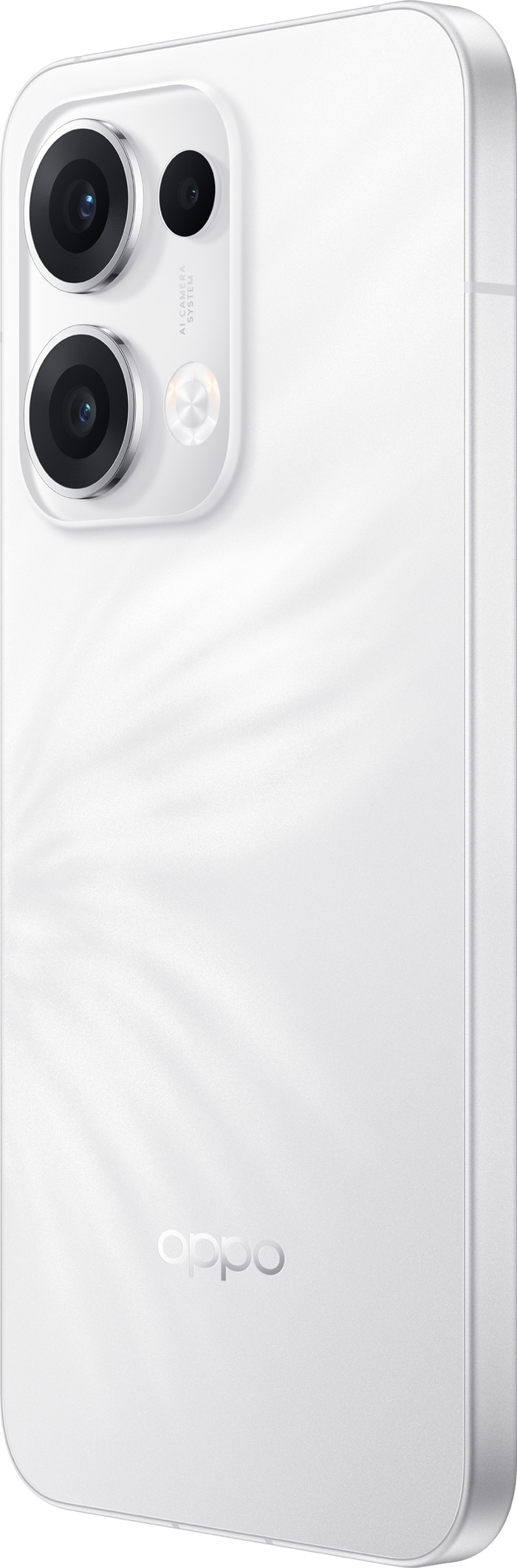 OPPO Reno13 256GB Wit 5G linkerkant