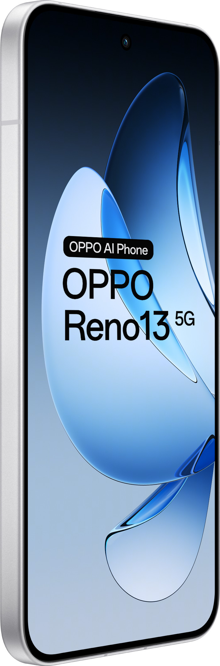 OPPO Reno13 256GB Wit 5G linkerkant
