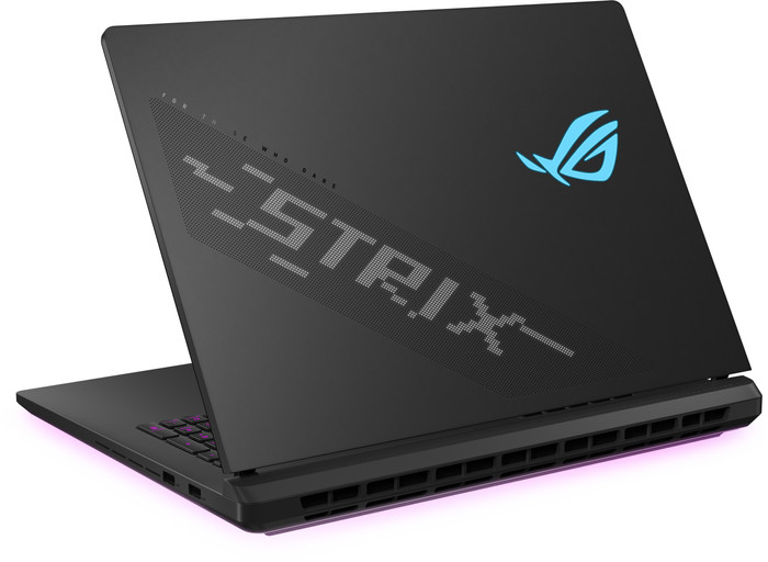 ASUS ROG Strix SCAR 18 OLED G835LW-SA086W achterkant