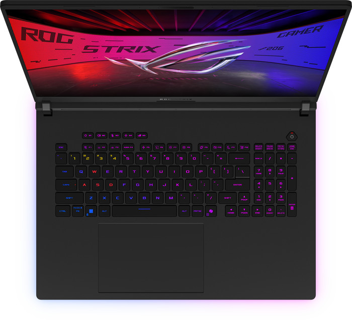 ASUS ROG Strix SCAR 18 OLED G835LW-SA086W bovenkant