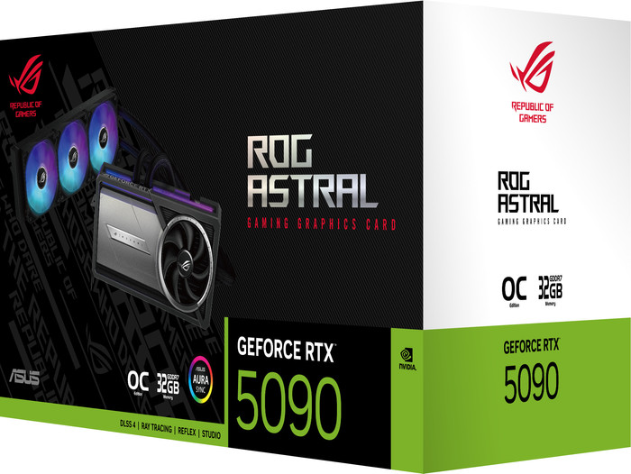 ASUS ROG Astral LC GeForce RTX 5090 OC 32GB verpakking