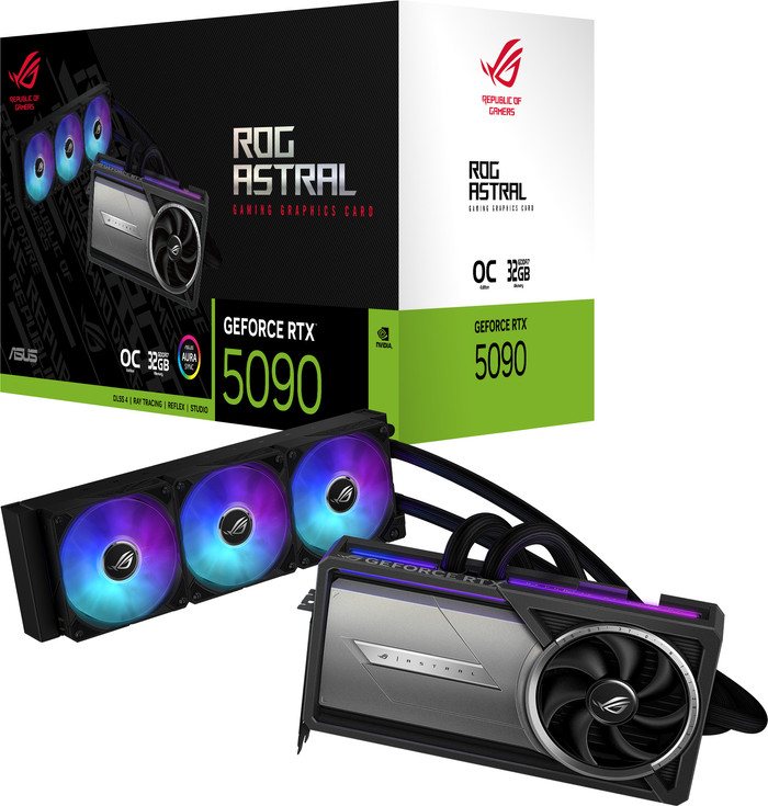 ASUS ROG Astral LC GeForce RTX 5090 OC 32GB verpakking