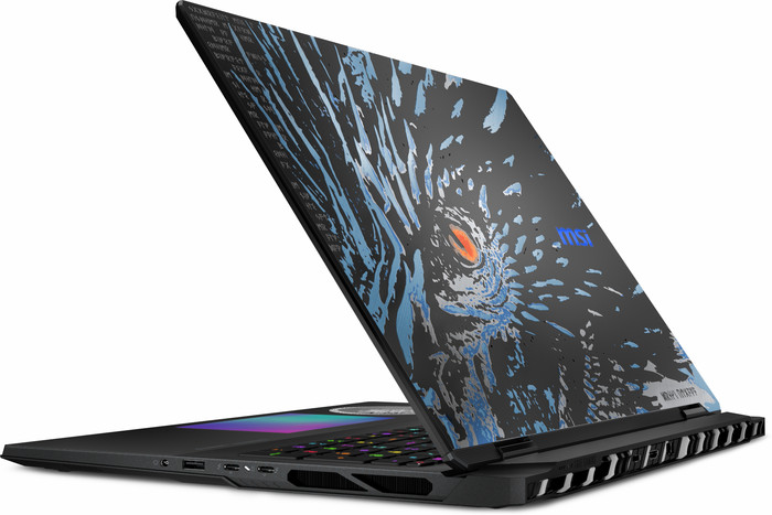 MSI Titan 18 HX Dragon Edition Norse Myth A2XWJG-405NL rechterkant