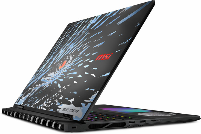 MSI Titan 18 HX Dragon Edition Norse Myth A2XWJG-405NL linkerkant