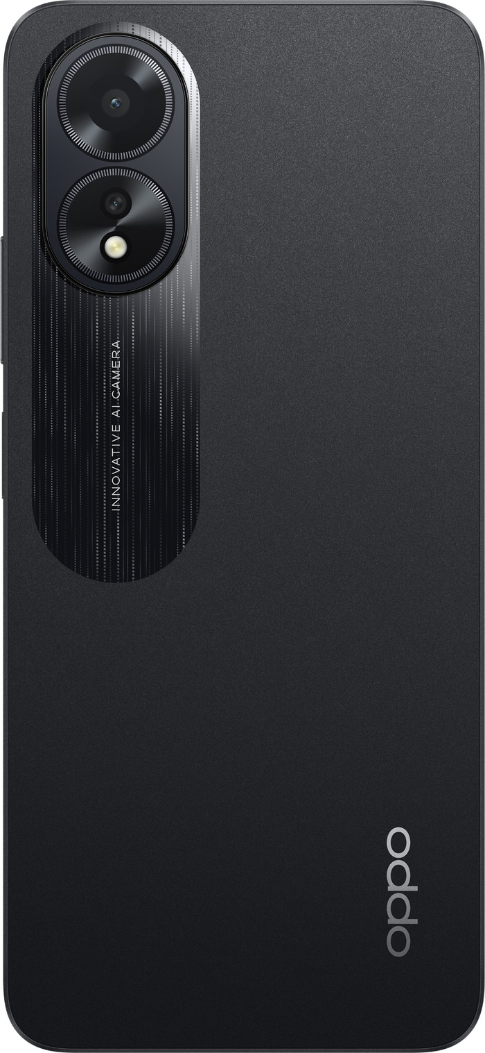 OPPO A18 128GB Zwart 4G achterkant