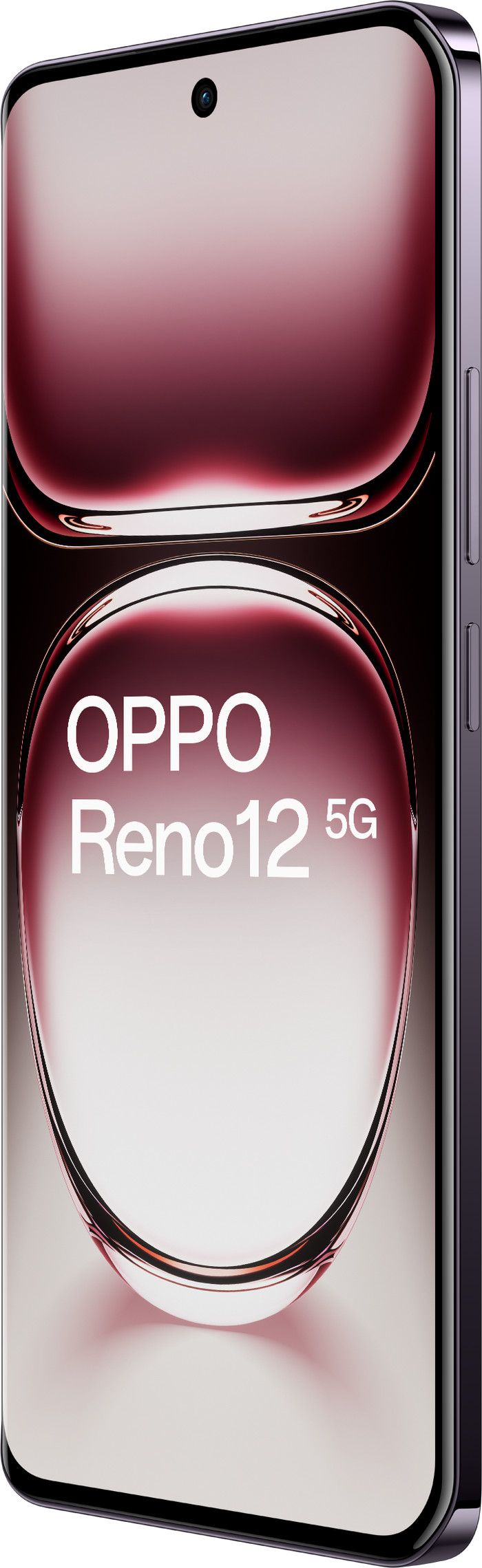 OPPO Reno12 256GB Zwart 5G rechterkant