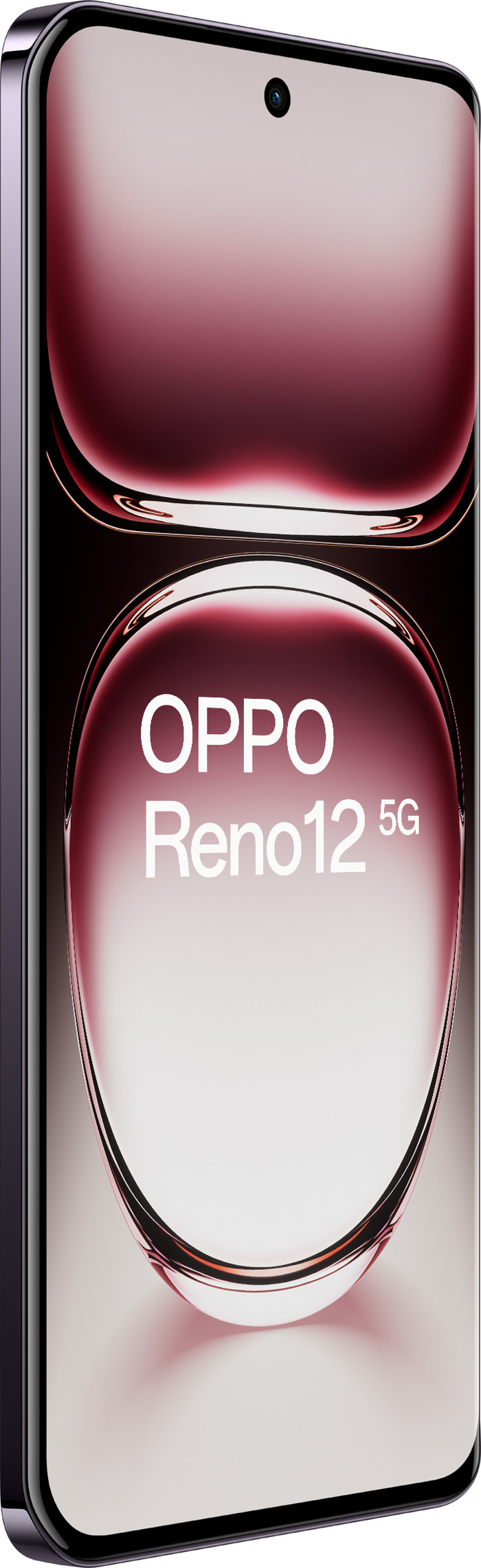 OPPO Reno12 256GB Zwart 5G linkerkant