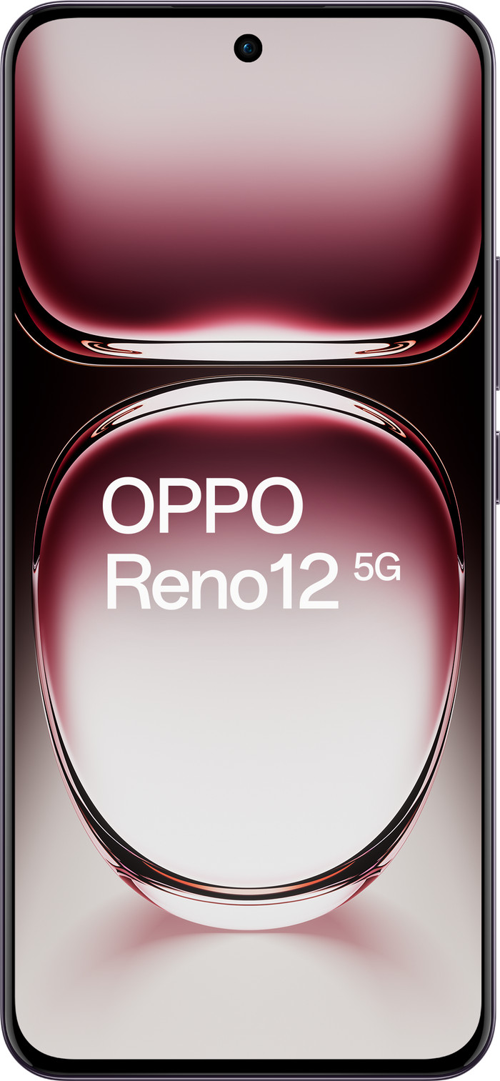 OPPO Reno12 256GB Zwart 5G voorkant