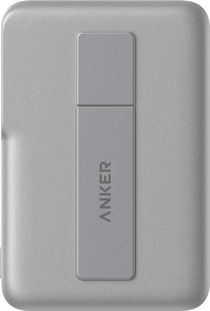 Anker Draadloze Powerbank 10.000 mAh met MagSafe en Qi2 25W Wit achterkant