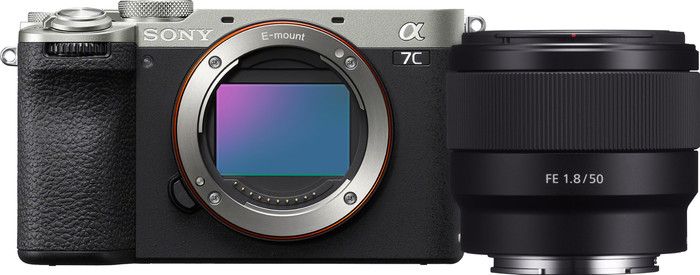 Sony A7C II Zilver + FE 50mm f/1.8 Main Image