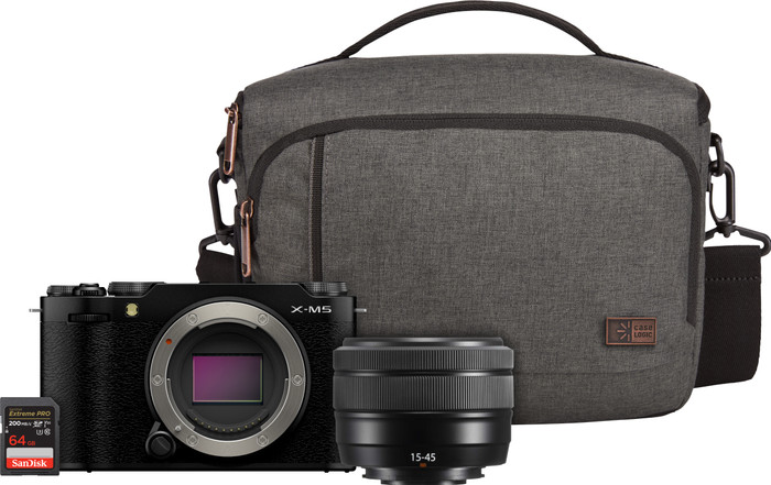 Fujifilm X-M5 Schwarz Travel Kit Main Image