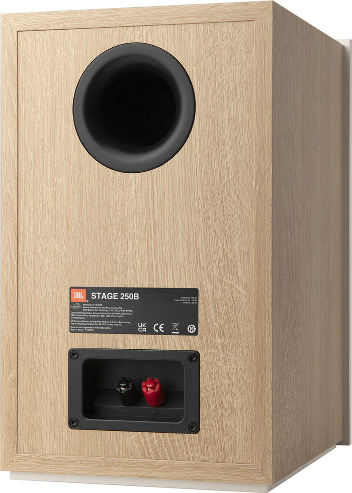 JBL Stage 250B Wit achterkant
