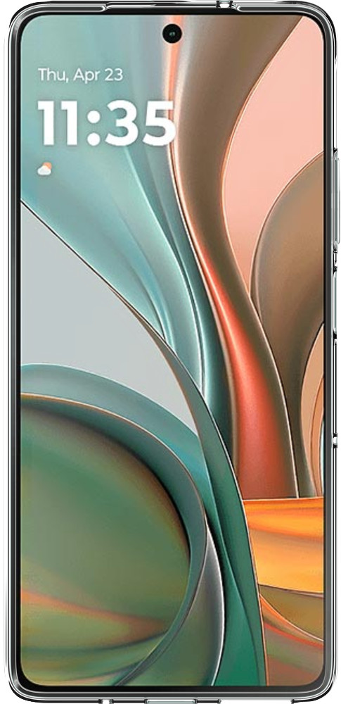 Just in Case Soft Design Motorola Moto G15/ G15 Power Back Cover Transparent front