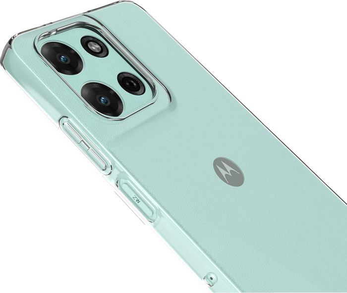 Just in Case Soft Design Motorola Moto G15/ G15 Power Back Cover Transparent right side