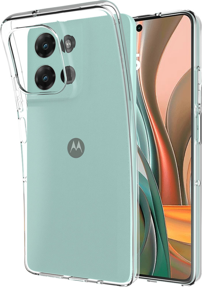 Just in Case Soft Design Motorola Moto G15/ G15 Power Back Cover Transparent left side