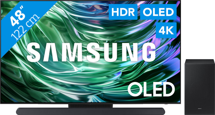 Samsung OLED 4K 48S93D (2024) + Samsung HW-S700D Zwart (2024) Main Image