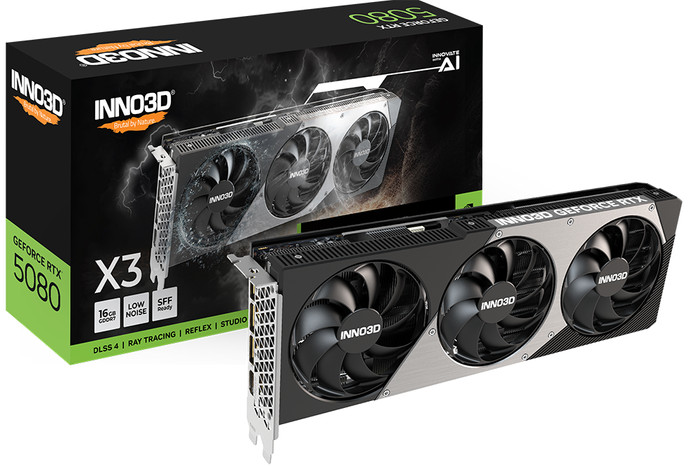 INNO3D GeForce RTX 5080 X3 16GB verpakking