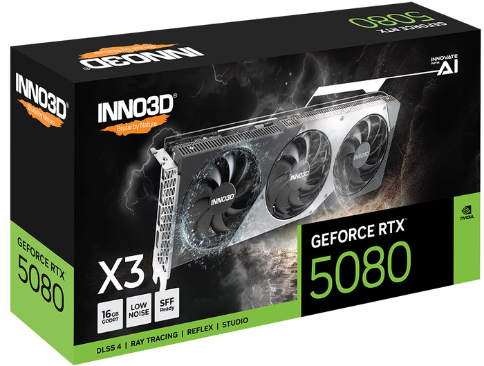 INNO3D GeForce RTX 5080 X3 16GB verpakking