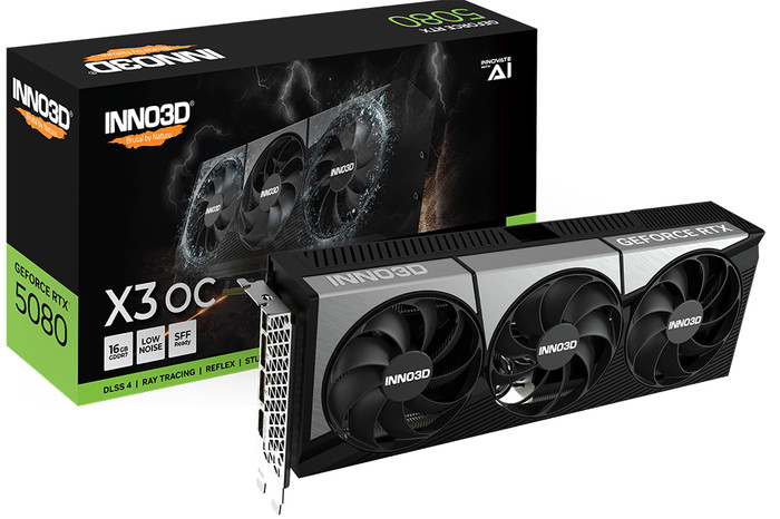 INNO3D GeForce RTX 5080 X3 OC 16GB verpakking