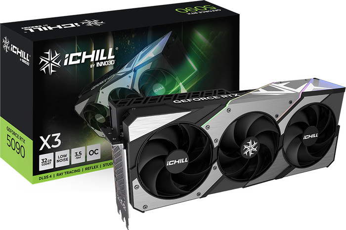 INNO3D GeForce RTX 5090 iCHILL X3 32GB packaging