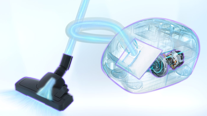 Bosch Series 8 In'genius ProAnimal BGB8PET3A product in use
