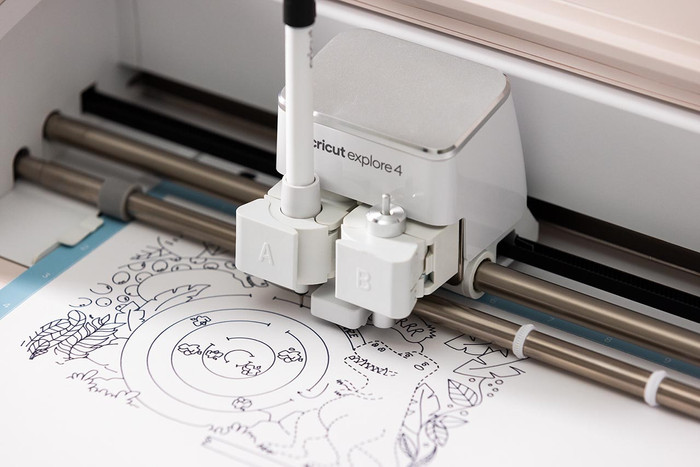 Cricut Explore 4 Startersbundel product in gebruik