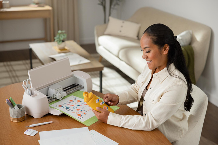 Cricut Explore 4 Startersbundel product in gebruik