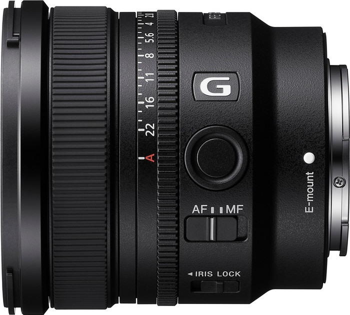 Sony FE 16mm f/1.8 G linkerkant