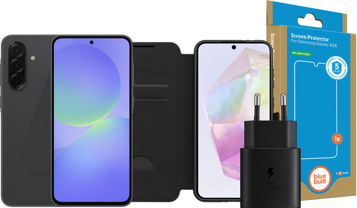 Samsung Galaxy A36 128GB Zwart 5G Enterprise Editie + Compleet Accessoirepakket Main Image