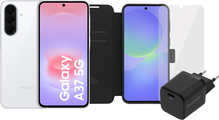Samsung Galaxy A37 256GB Wit 5G + Compleet Accessoirepakket Main Image