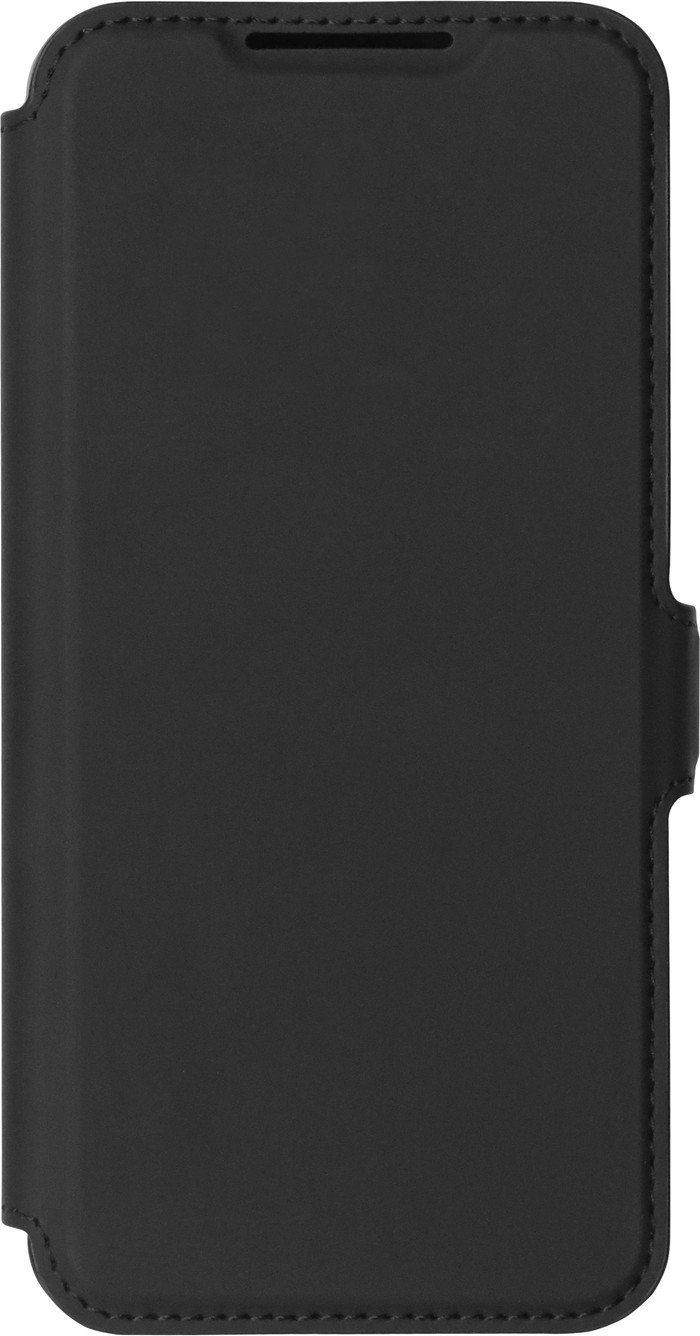 Samsung Galaxy A56 256GB Roze 5G + BlueBuilt Book Case Zwart rechterkant