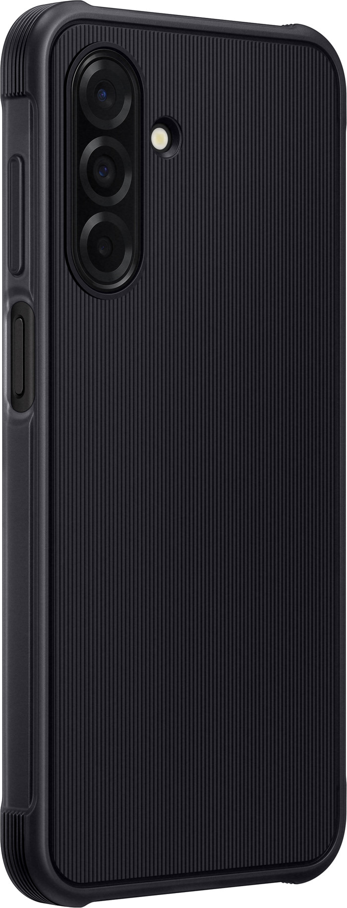Samsung Galaxy A26 Rugged Back Cover Zwart rechterkant