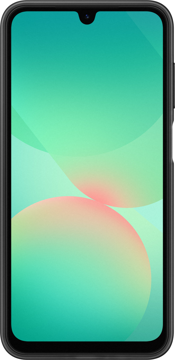 Samsung Galaxy A26 Card Slot Back Cover Zwart voorkant