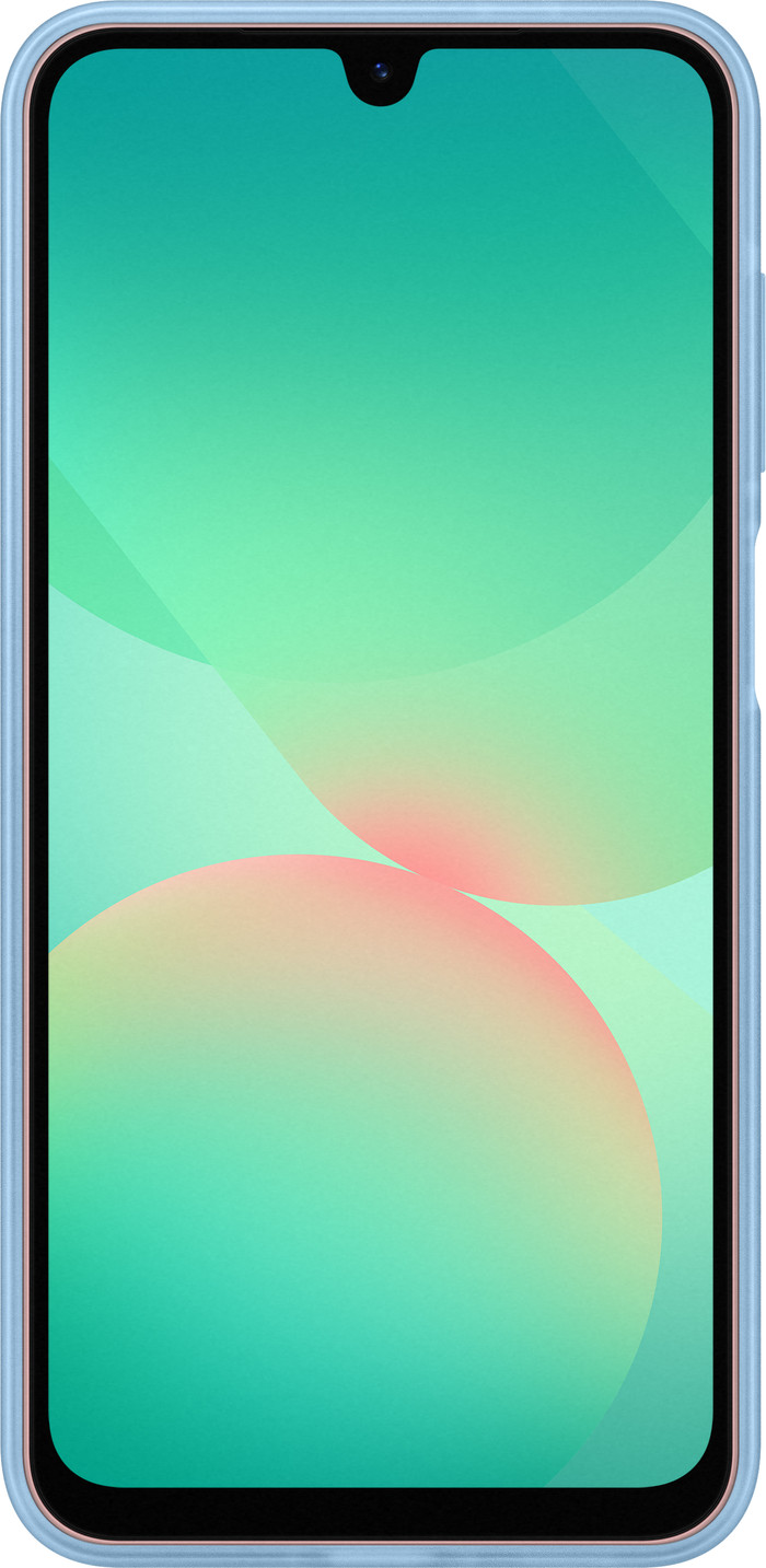 Samsung Galaxy A26 Card Slot Back Cover Blauw voorkant