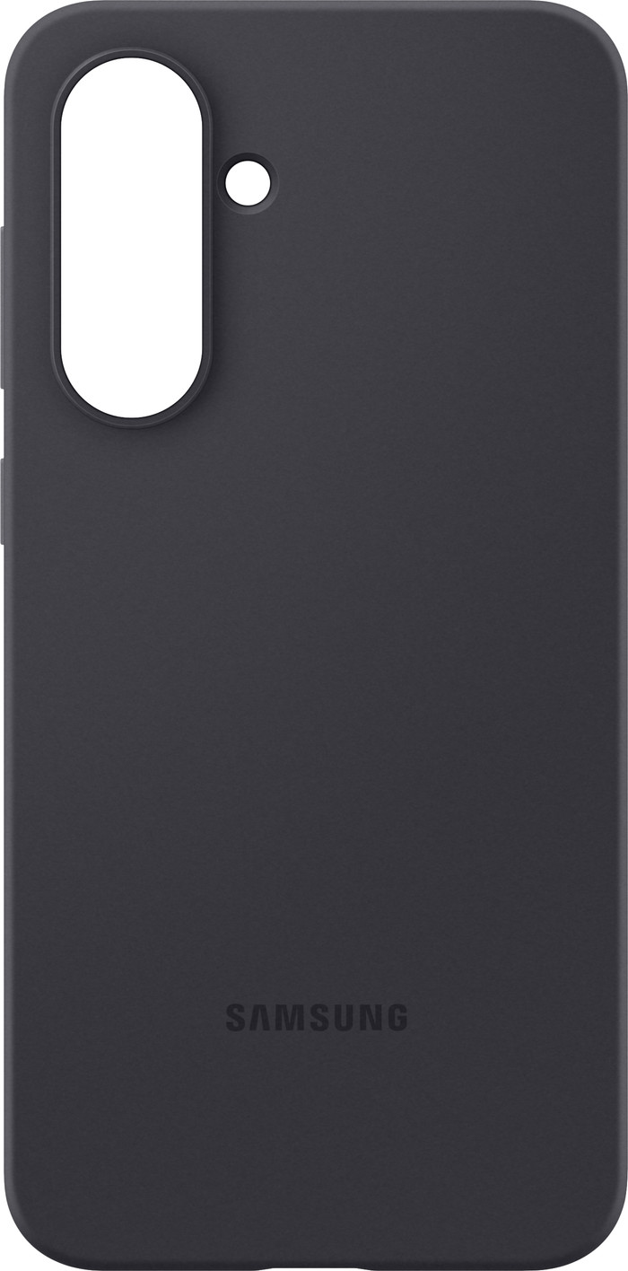 Samsung Galaxy A36 Siliconen Back Cover Zwart achterkant