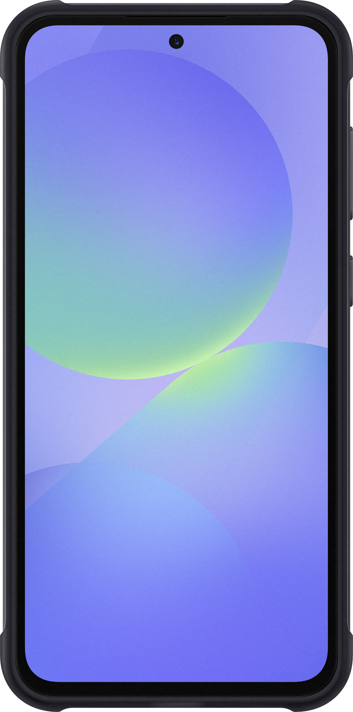 Samsung Galaxy A36 Rugged Back Cover Zwart voorkant