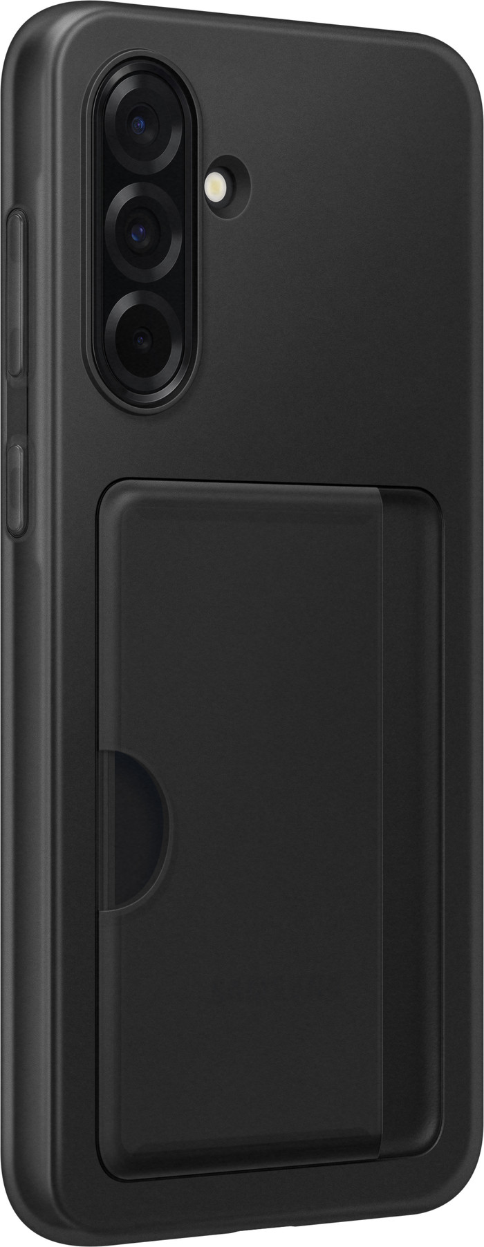 Samsung Galaxy A36 Card Slot Back Cover Zwart rechterkant