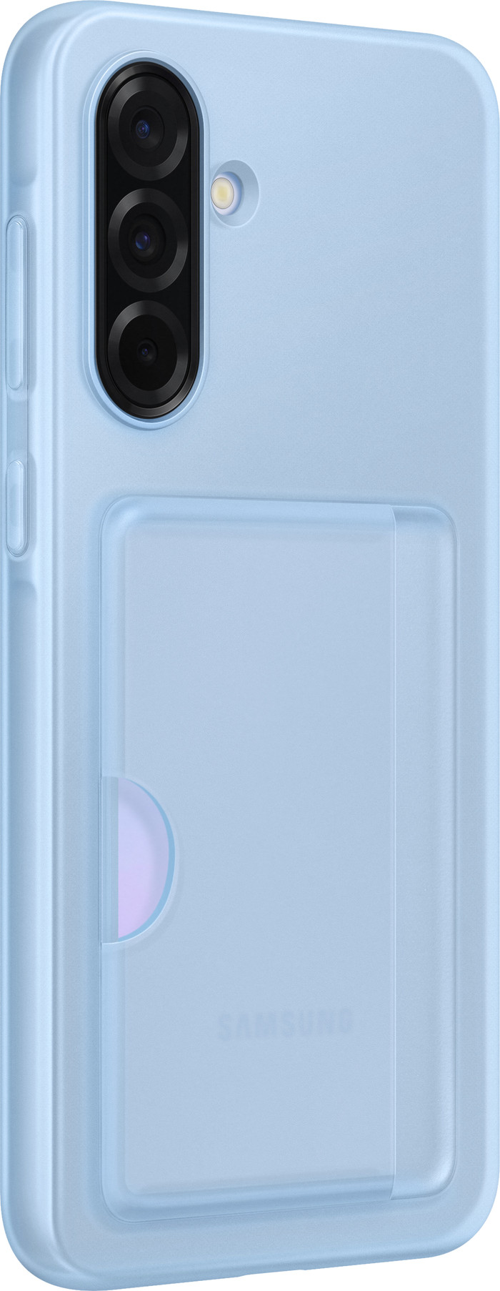 Samsung Galaxy A36 Card Slot Back Cover Blauw rechterkant