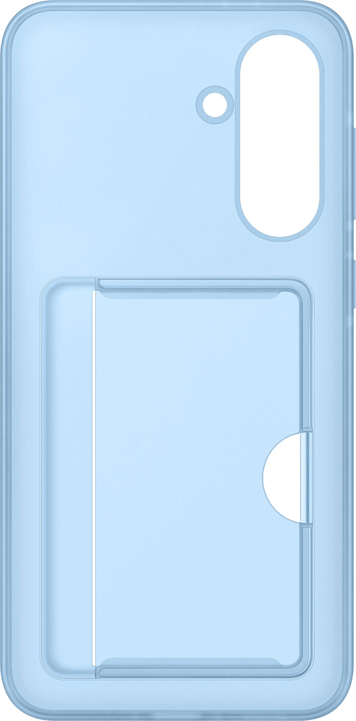 Samsung Galaxy A36 Card Slot Back Cover Blauw voorkant