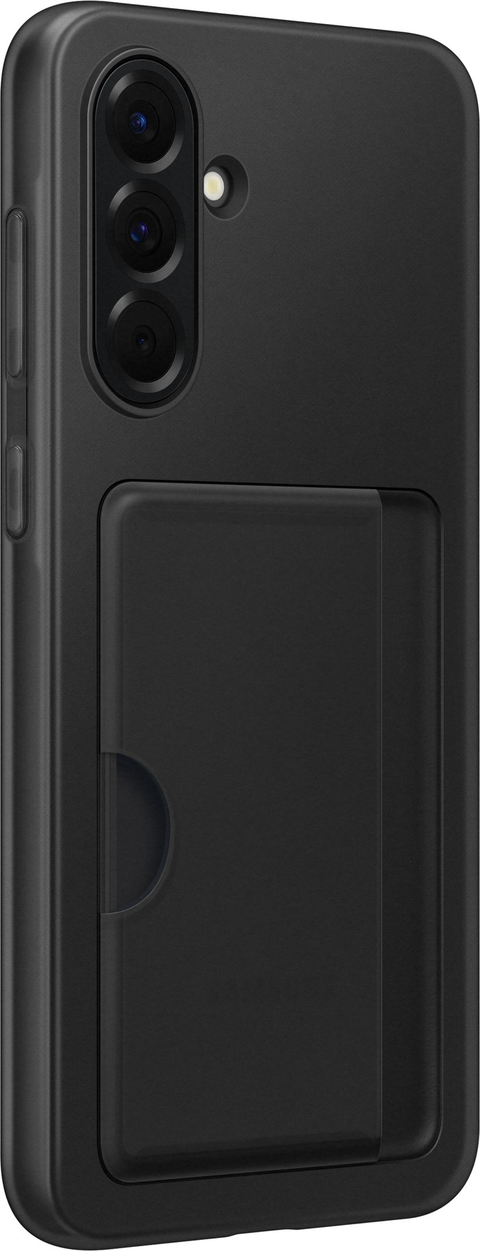 Samsung Galaxy A56 Card Slot Back Cover Zwart rechterkant
