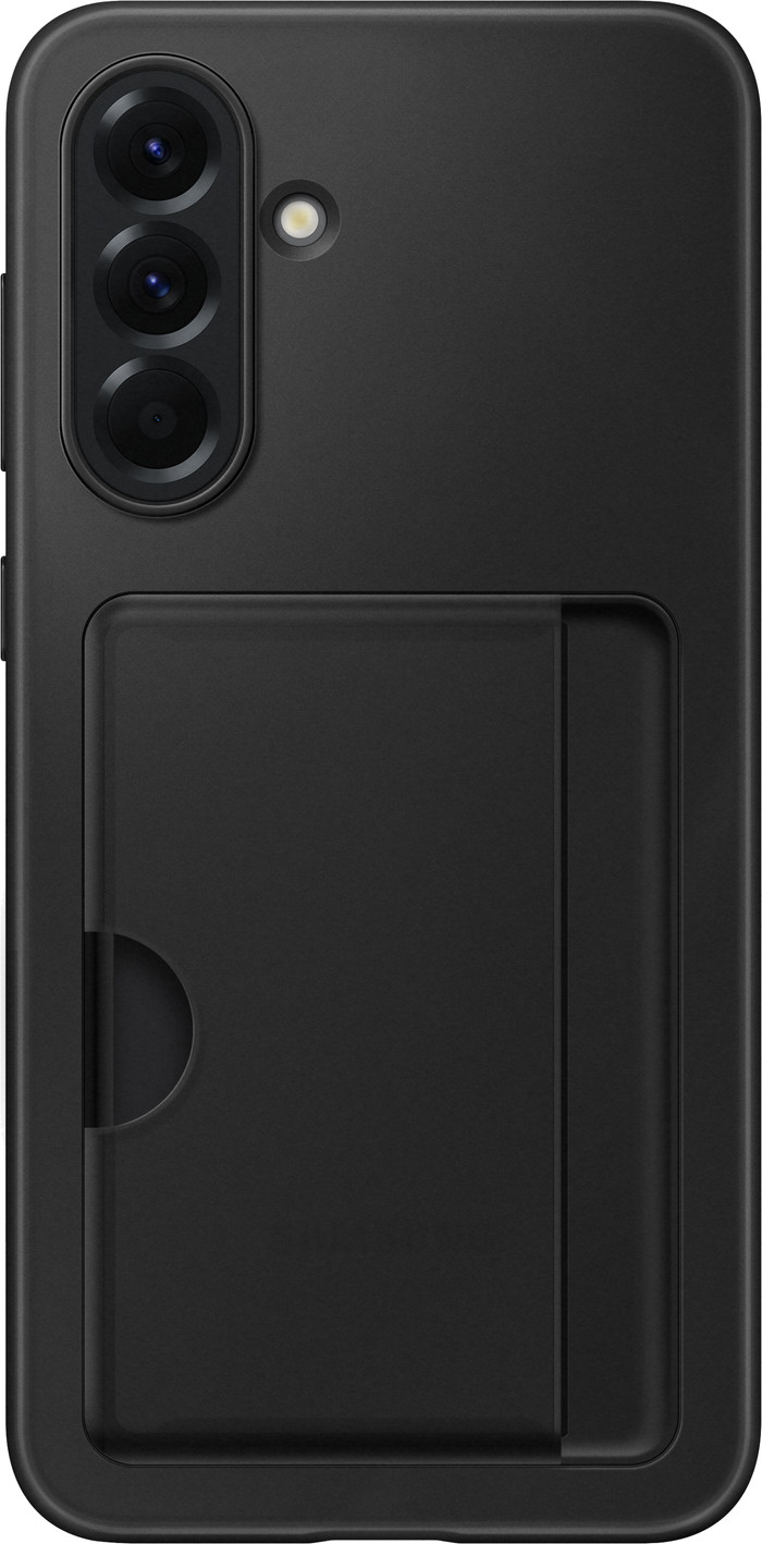 Samsung Galaxy A56 Card Slot Back Cover Zwart Main Image